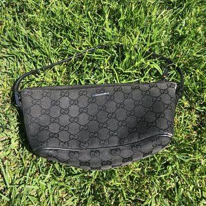 Classic black Vintage GG mono Gucci Bag